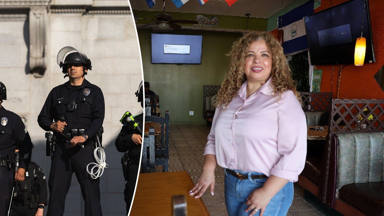 LA restaurant owner helps tear-gassed police, protesters during anti-ICE chaos