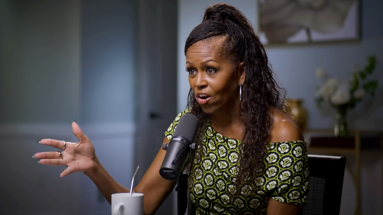 Michelle Obama 'so glad' she never had a son who 'would have been a Barack'