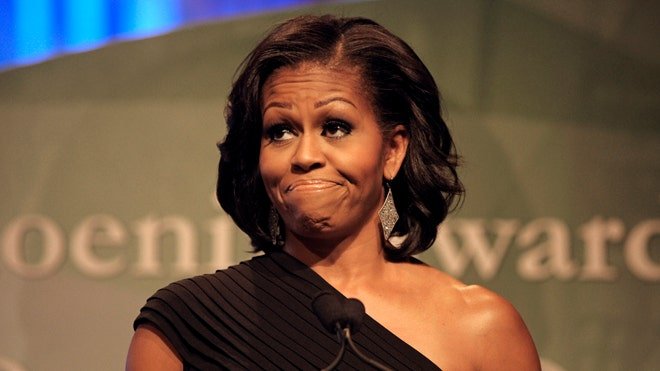 Michelle Obama says her daughters want to earn their achievements