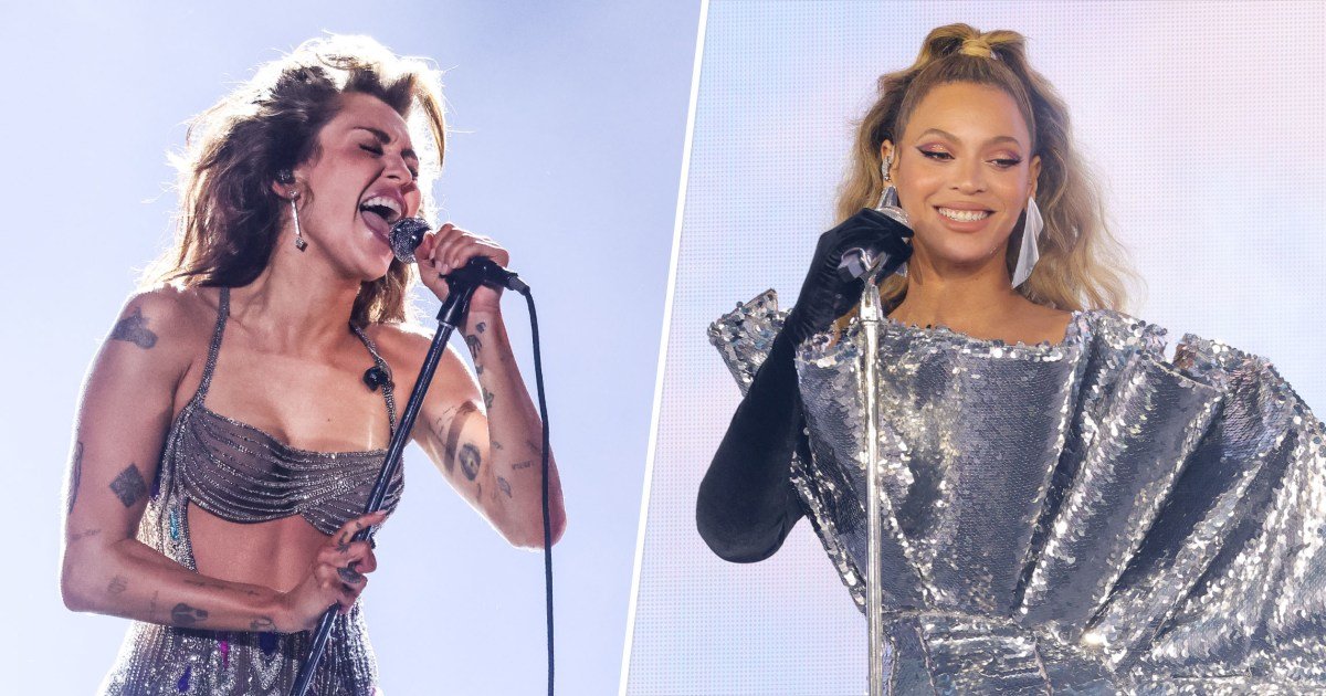See Miley Cyrus' surprise duet with Beyoncé at 'Cowboy Carter' tour stop in Paris