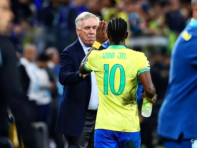 Vinicius Junior scores first goal of Carlo Ancelotti era as Brazil qualifies for World Cup 2026, making history