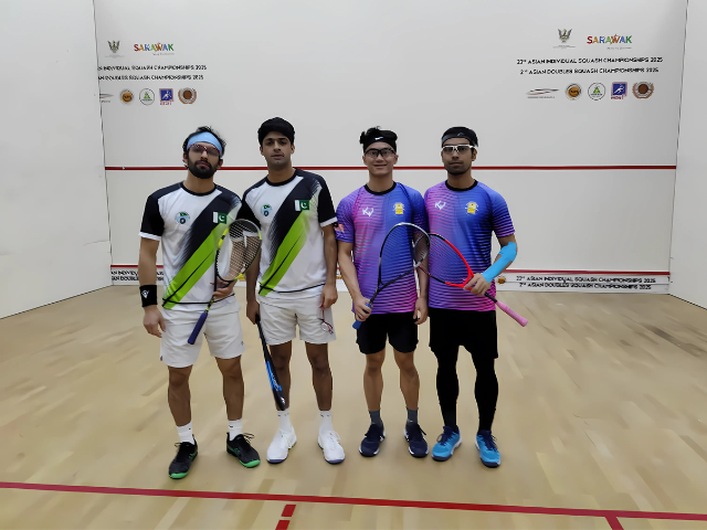 Pakistani duo Zaman and Iqbal secure spot in Asian Doubles Squash final