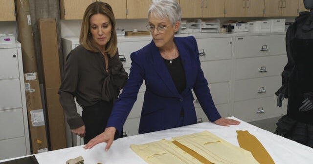 Jamie Lee Curtis revisits "Halloween," "Psycho," and "True Lies" artifacts
