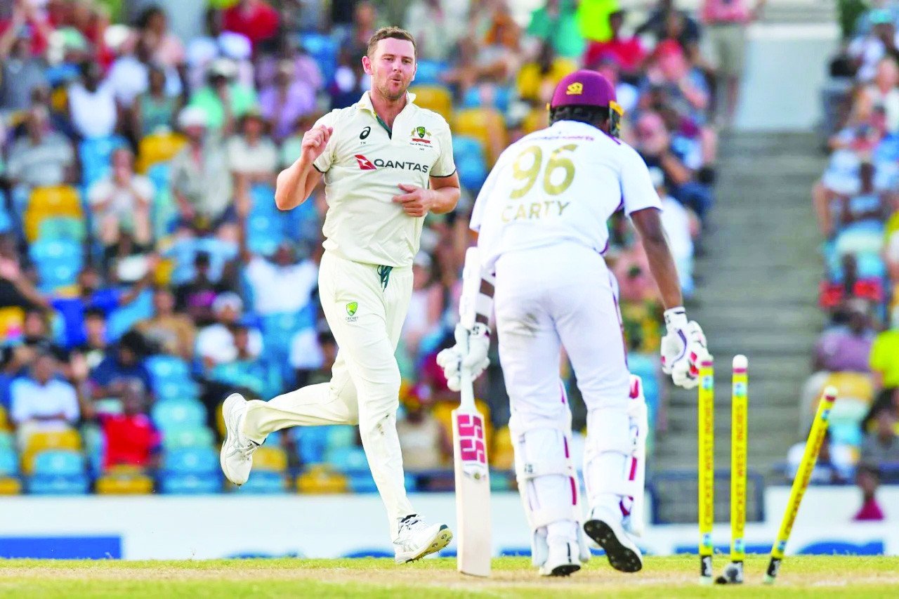 Aus win first Test as WI batting collapses