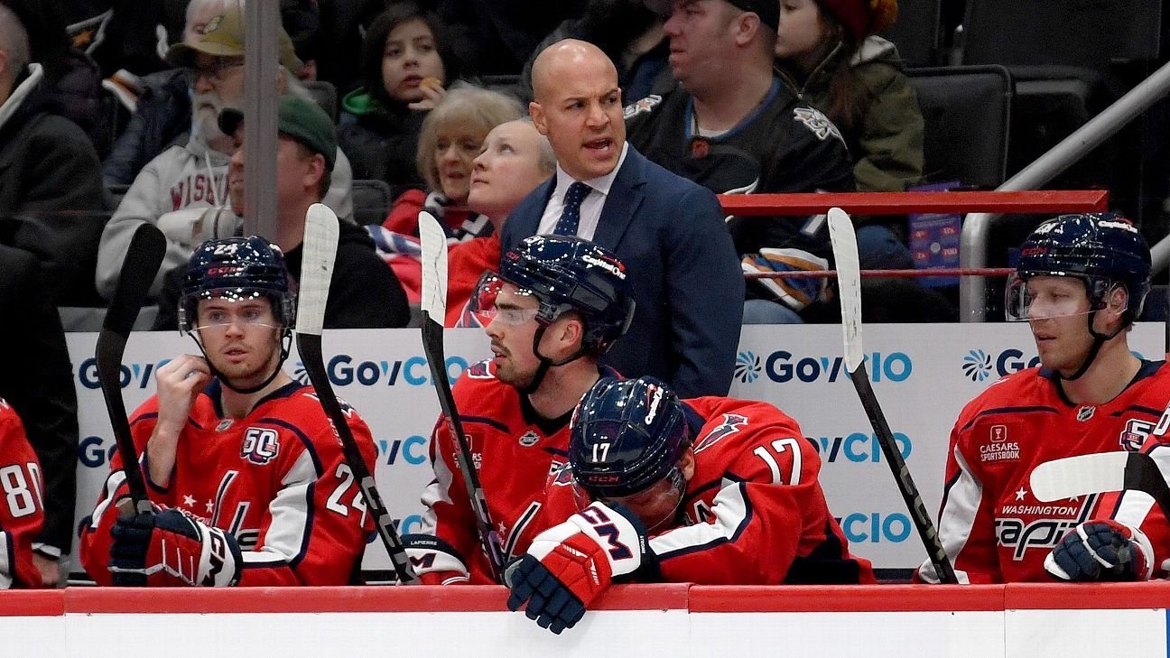 Capitals coach Spencer Carbery named Jack Adams Award winner