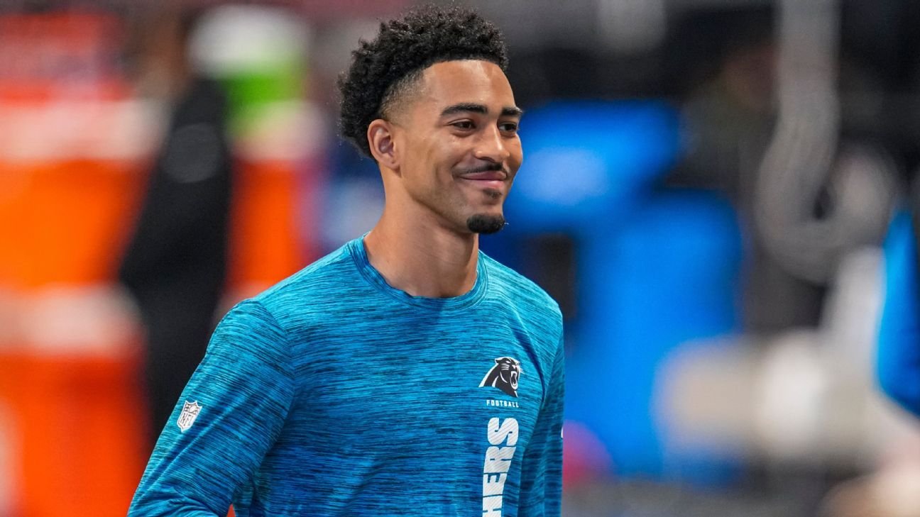 Bryce Young leading with voice -- and Panthers taking notice