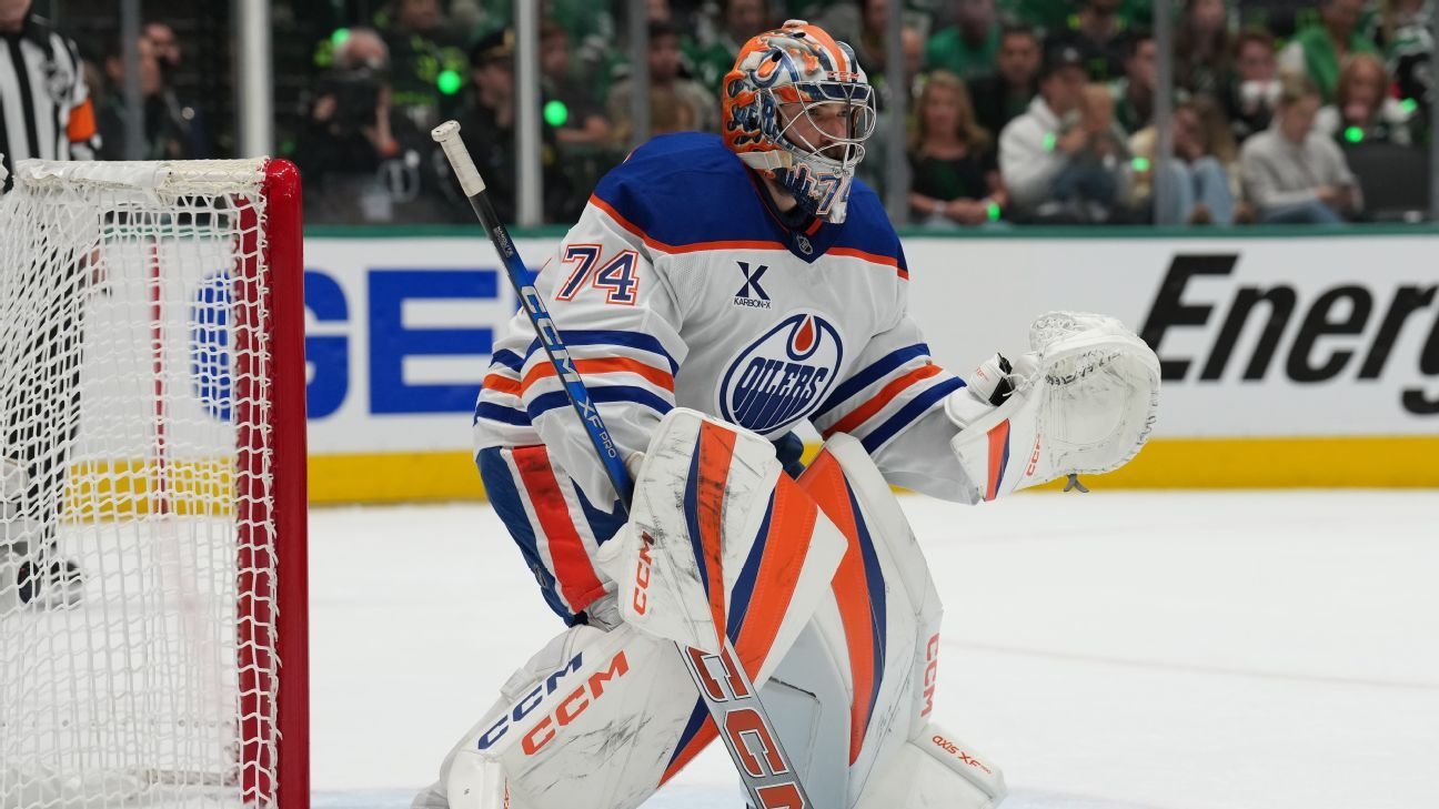 Oilers' Stuart Skinner to start Game 4 of Stanley Cup Final
