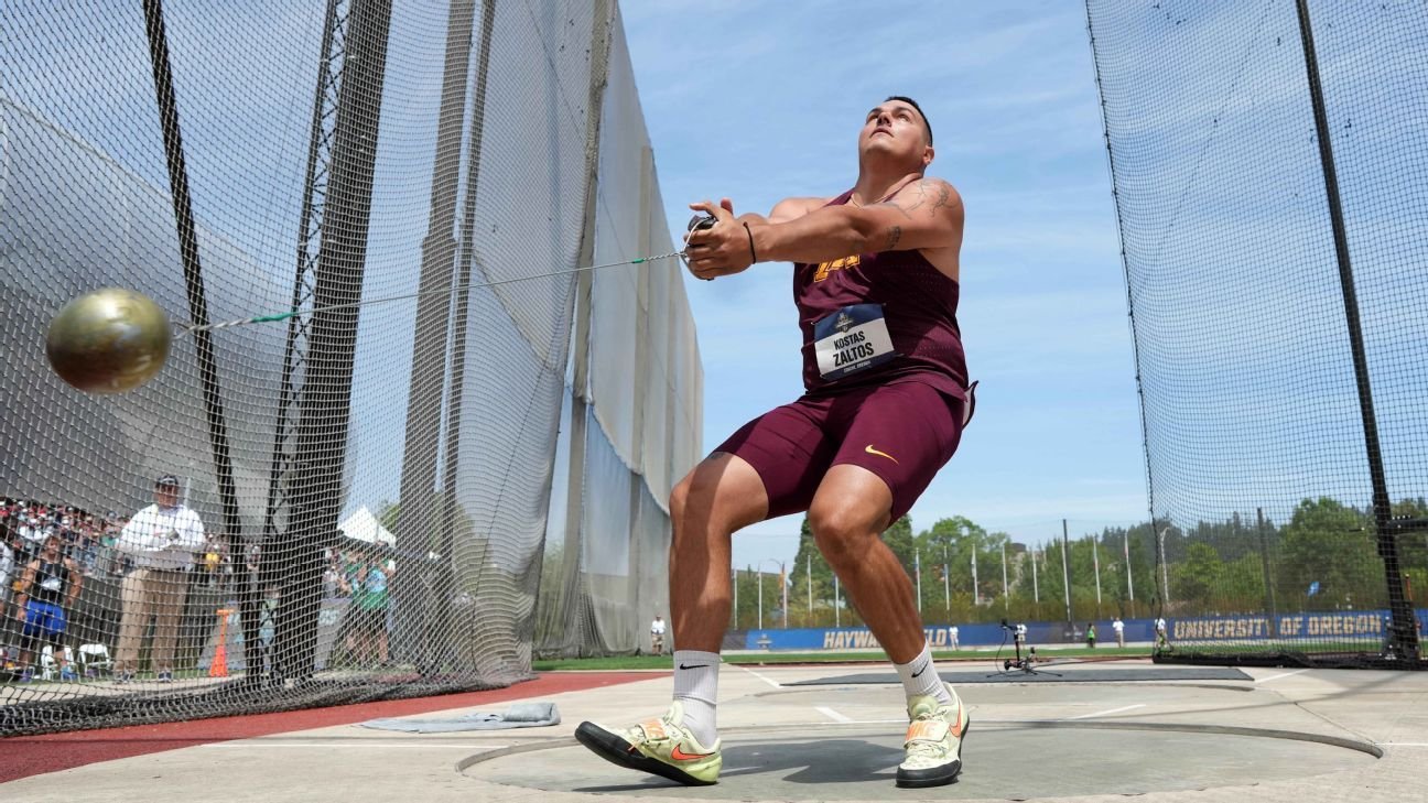 Greek duo helps Minnesota to lead at NCAA track championships