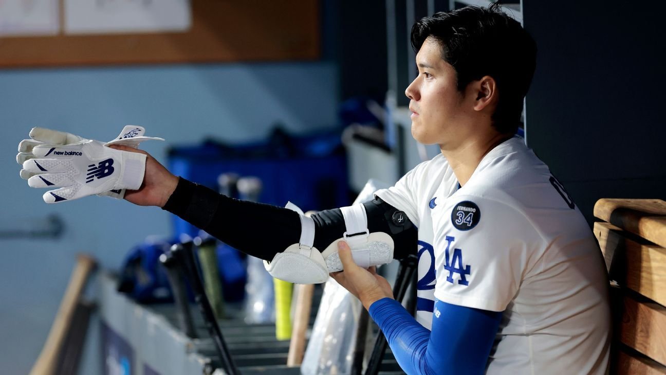Dodgers need Shohei Ohtani's arm, but his bat will do for now