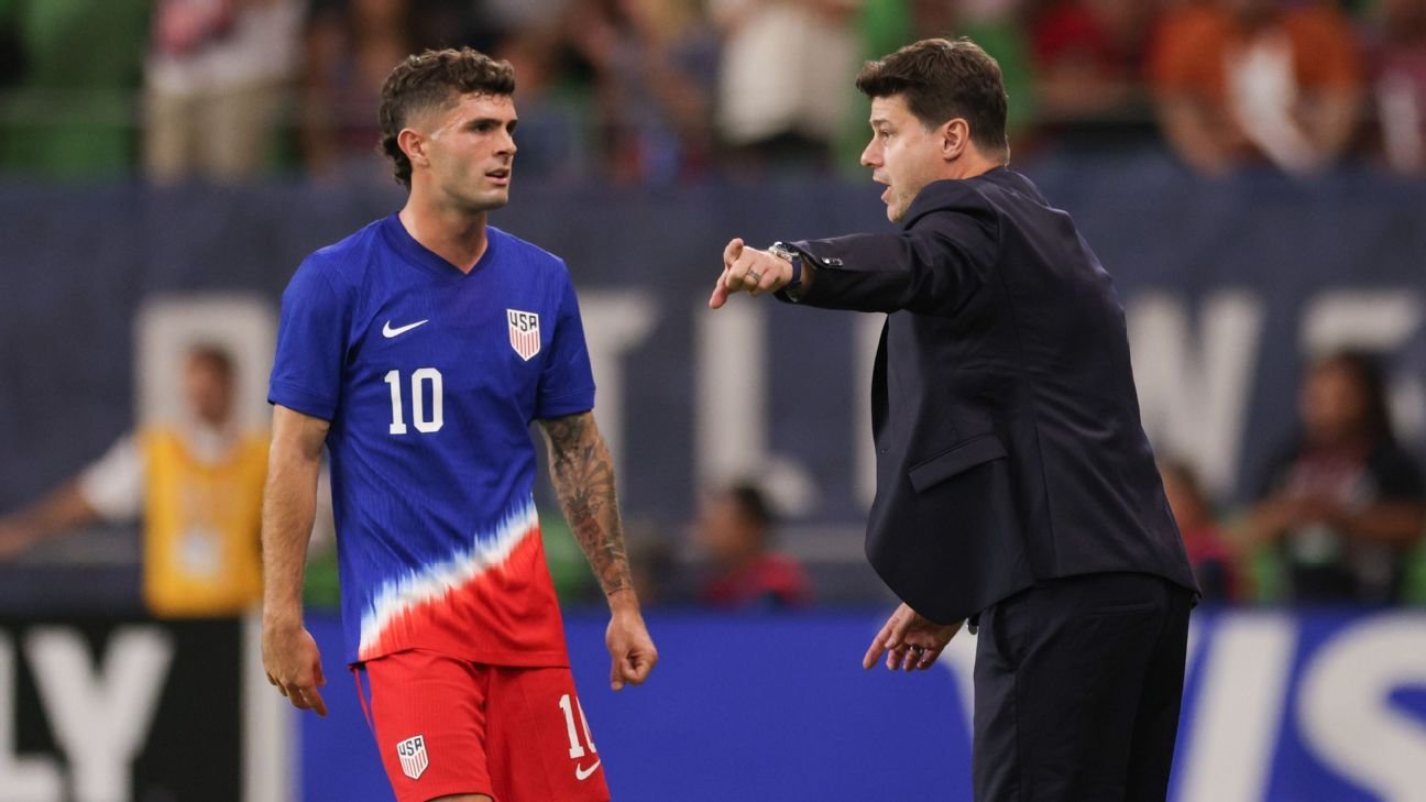 USMNT's Pochettino: Pulisic can't dictate which games he plays