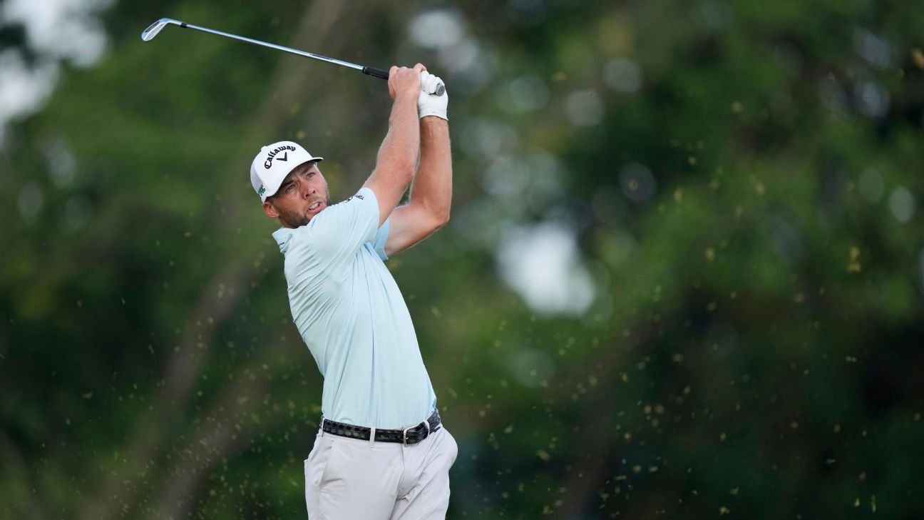 Sam Burns holds steady, up 1 shot on Adam Scott at U.S. Open