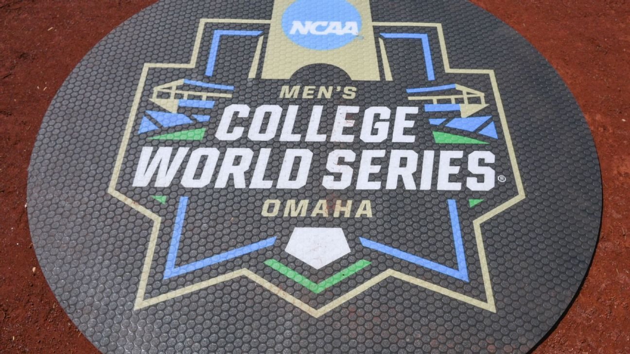 Men's College World Series game between UCLA, LSU suspended