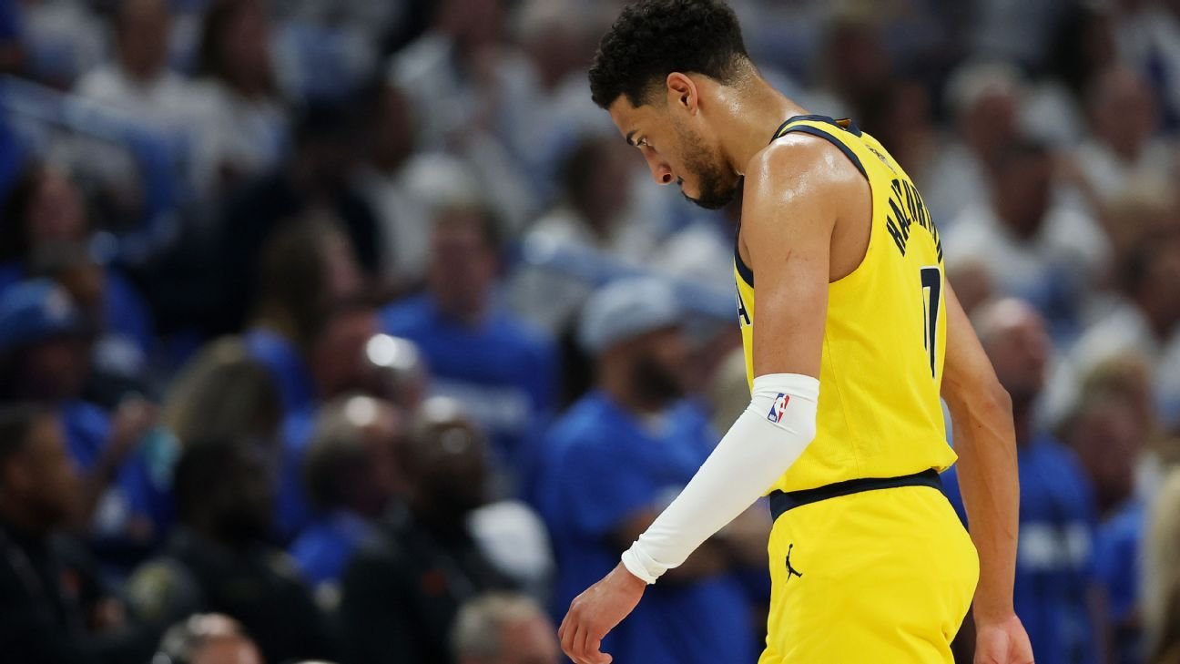 Pacers' Tyrese Haliburton limited by sore calf in Game 5 loss