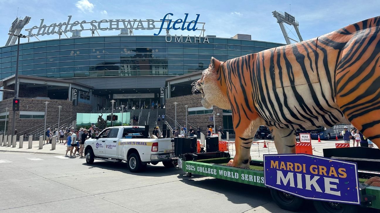 Why one LSU fan brought a 30-foot Tiger float to the MCWS