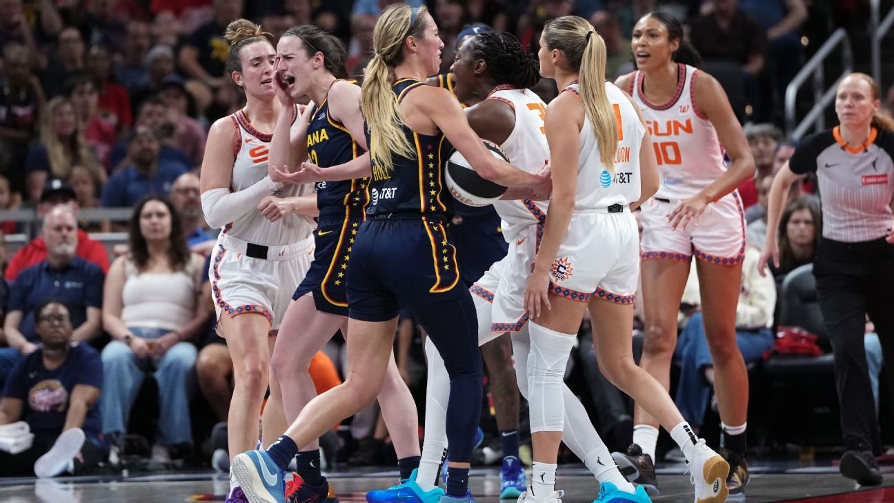 Clark, Fever to vie for Cup title after physical win vs. Sun
