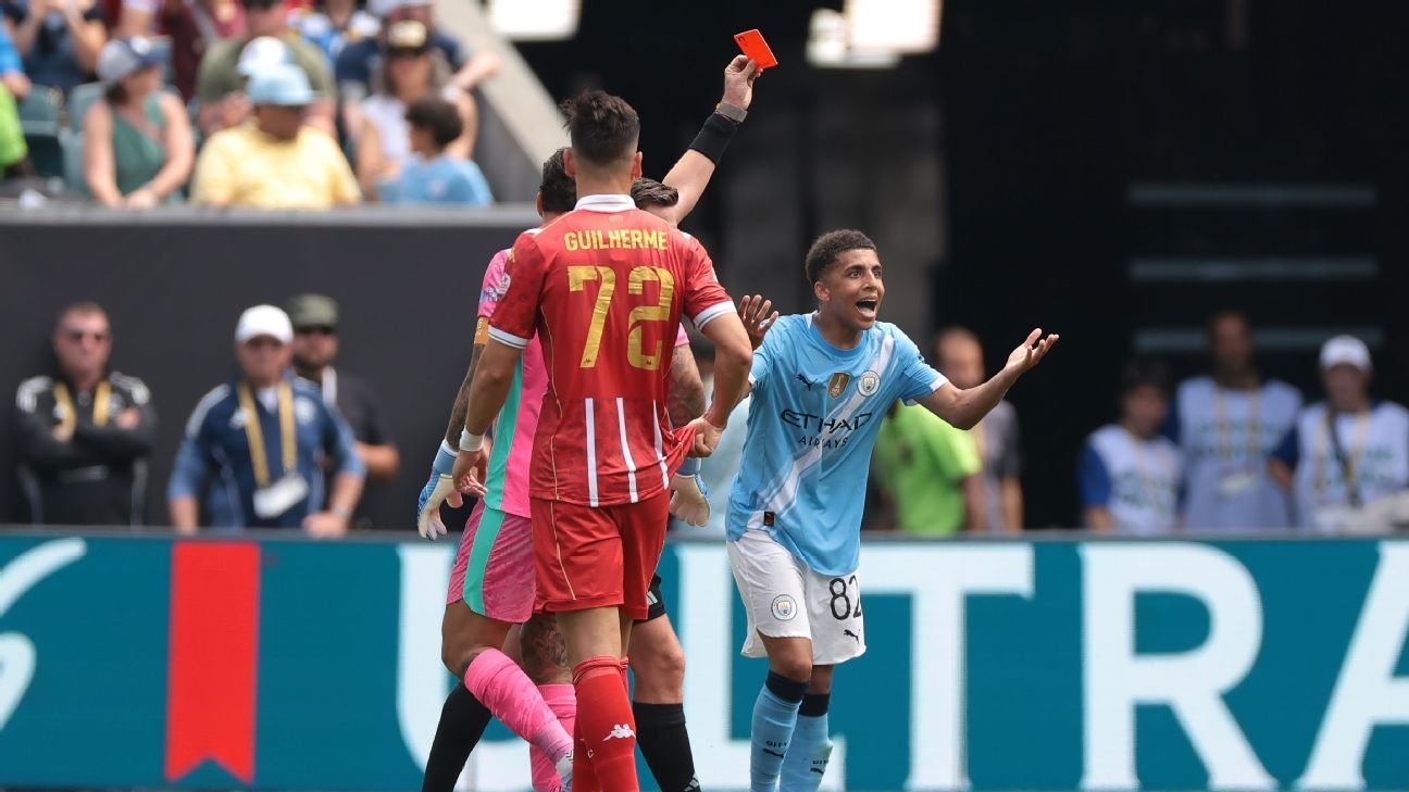 Guardiola laments 'unnecessary' Lewis red in Man City win