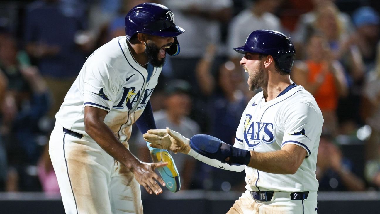 Rays match franchise record with 8-run comeback vs. Orioles
