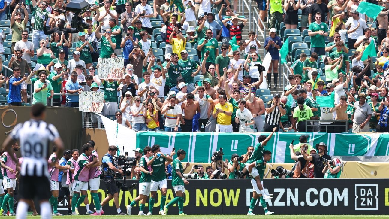 Palmeiras defeat Botafogo to reach Club World Cup quarterfinals