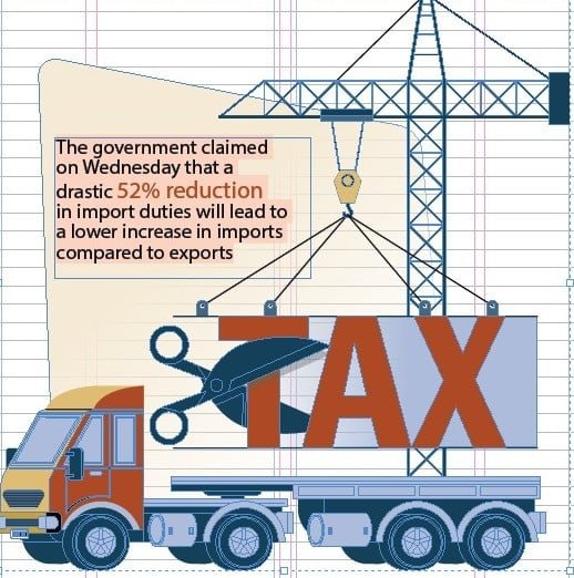 '52% duty cut to boost exports'