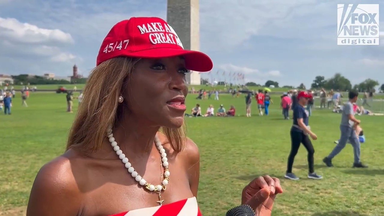 Patriots from across America flock to DC military parade on Trump's birthday