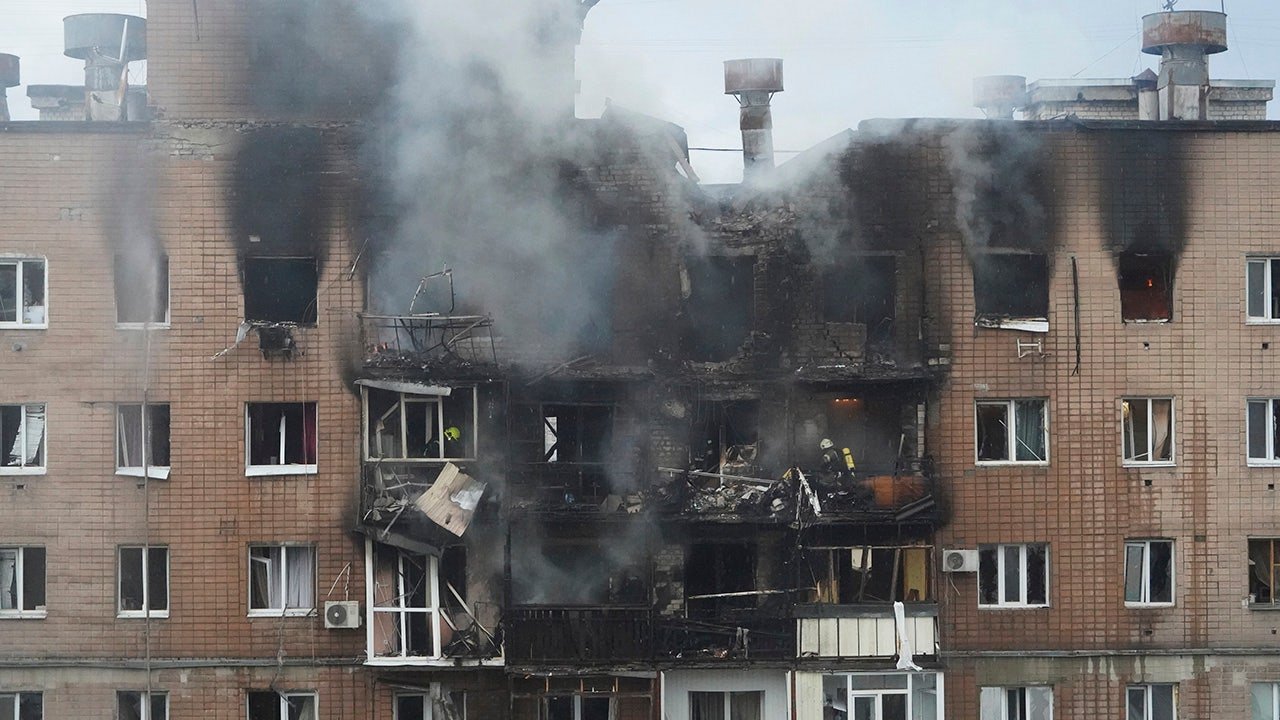 Russian drone and missile attacks kill at least 4 in eastern Ukraine