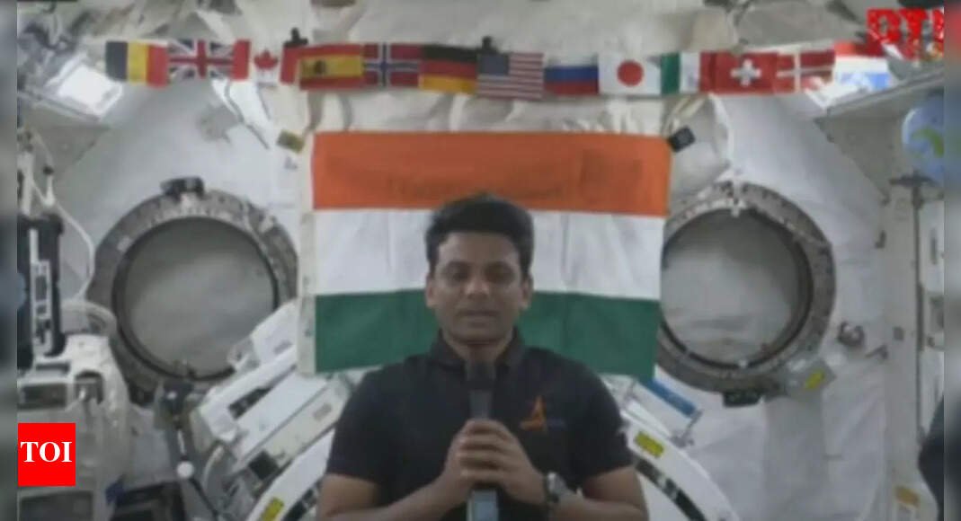 Isro’s Samvad Programme interaction: Shubhanshu Shukla speaks to students; talks about life in space