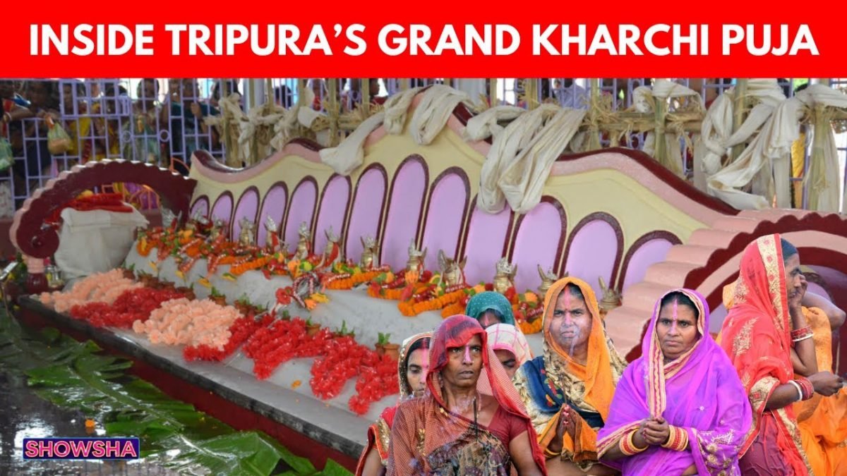 Kharchi Puja Begins In Tripura As Thousands Gather To Worship 14 Deities At Historic Temple Site
