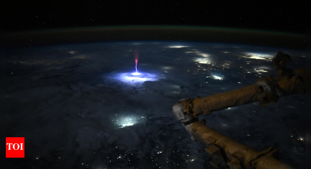 Red 'sprite' in space: Nasa astronaut shares elusive atmospheric phenomena; aids TLE research