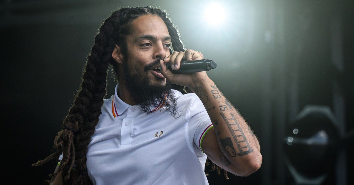 Rap-punk duo Bob Vylan says it's being targeted for speaking up about Gaza at Glastonbury