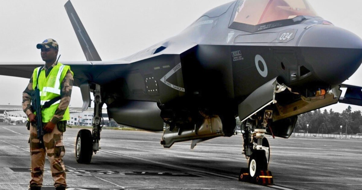 Stranded UK F-35 jet becomes unexpected star in Indian tourism campaign