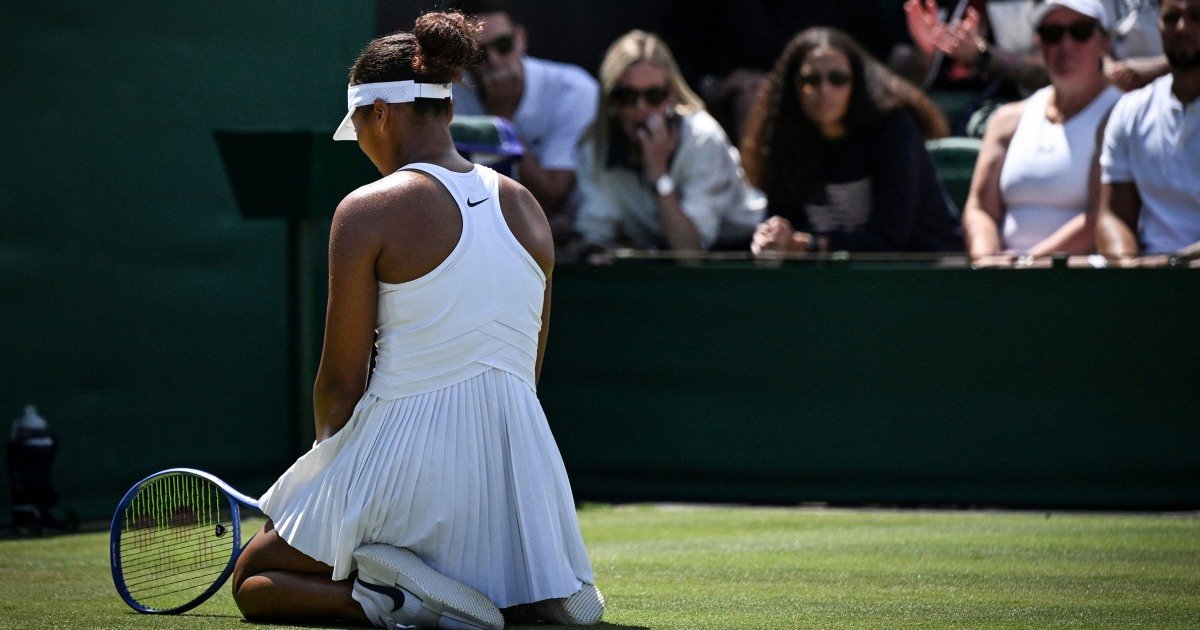 Naomi Osaka reacts to viral clip of her harsh comments about her Wimbledon defeat