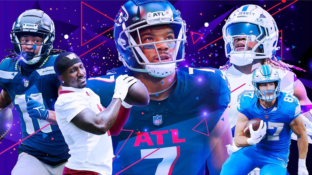Ranking NFL WR, TE, RB groups for 2025: Best and worst teams