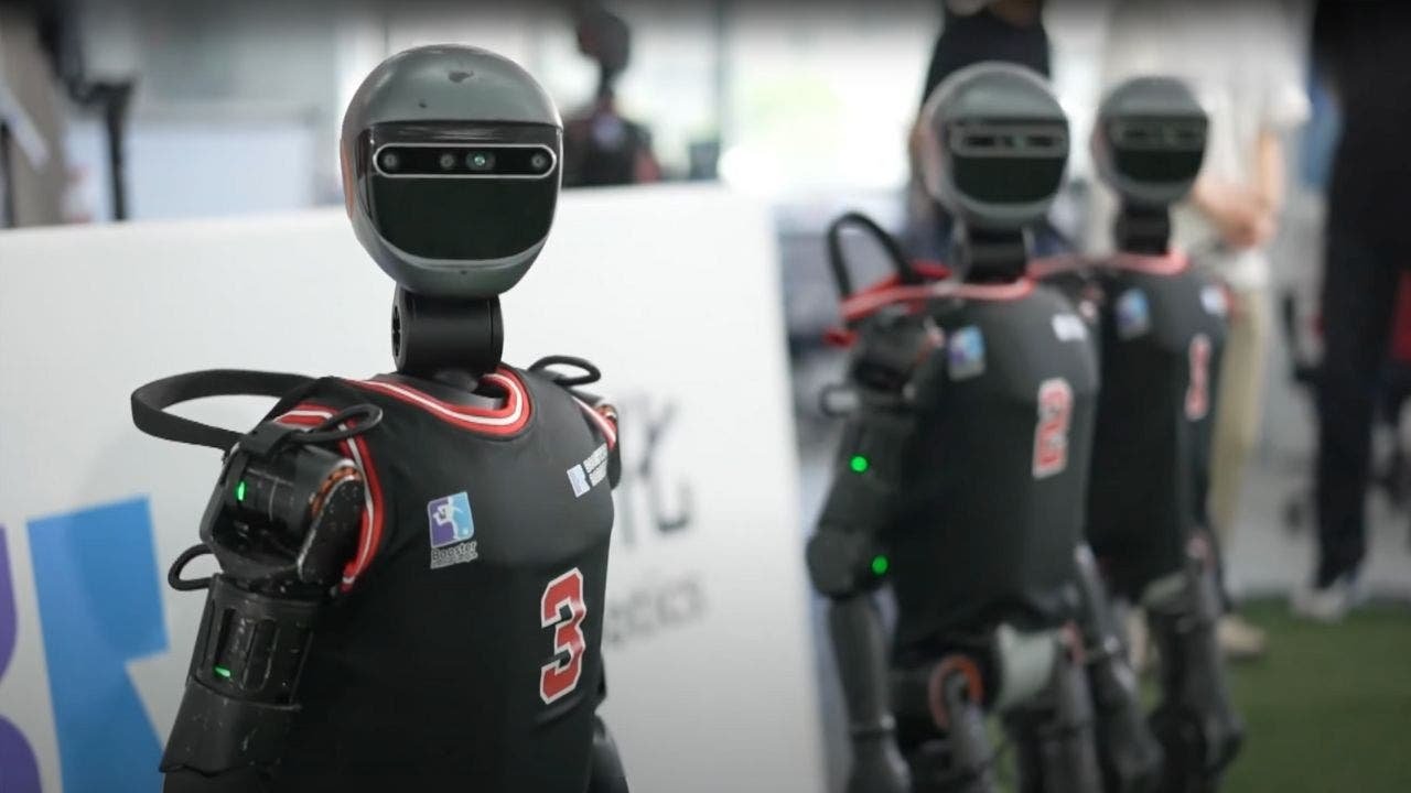 China hosts first AI-powered soccer tournament with autonomous robots