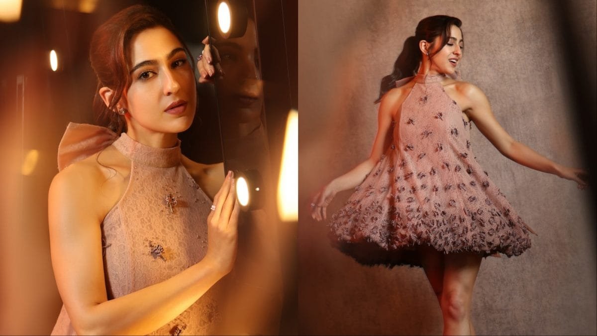 In Blush Pink And Beads: Sara Ali Khan’s Dragonfly Dress Is All Things Dreamy | Lifestyle News