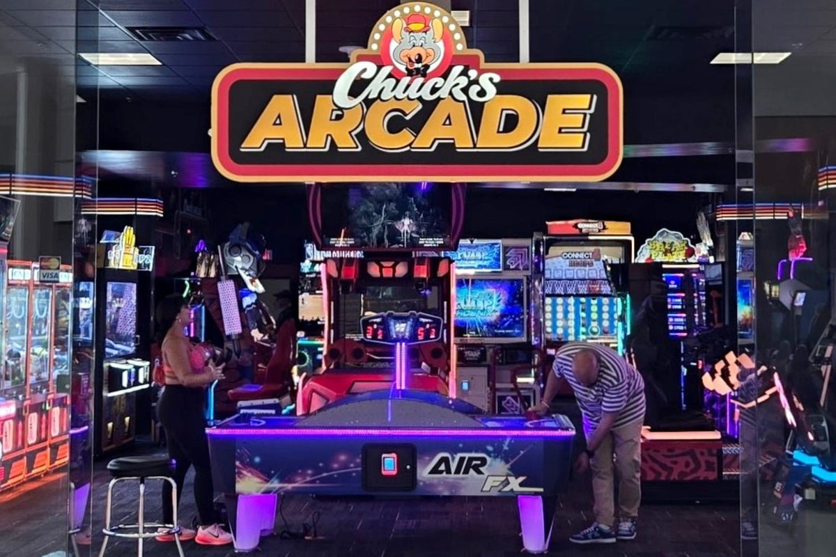 Pizza, prizes, and Pinot: Chuck E. Cheese launches adult-only arcades