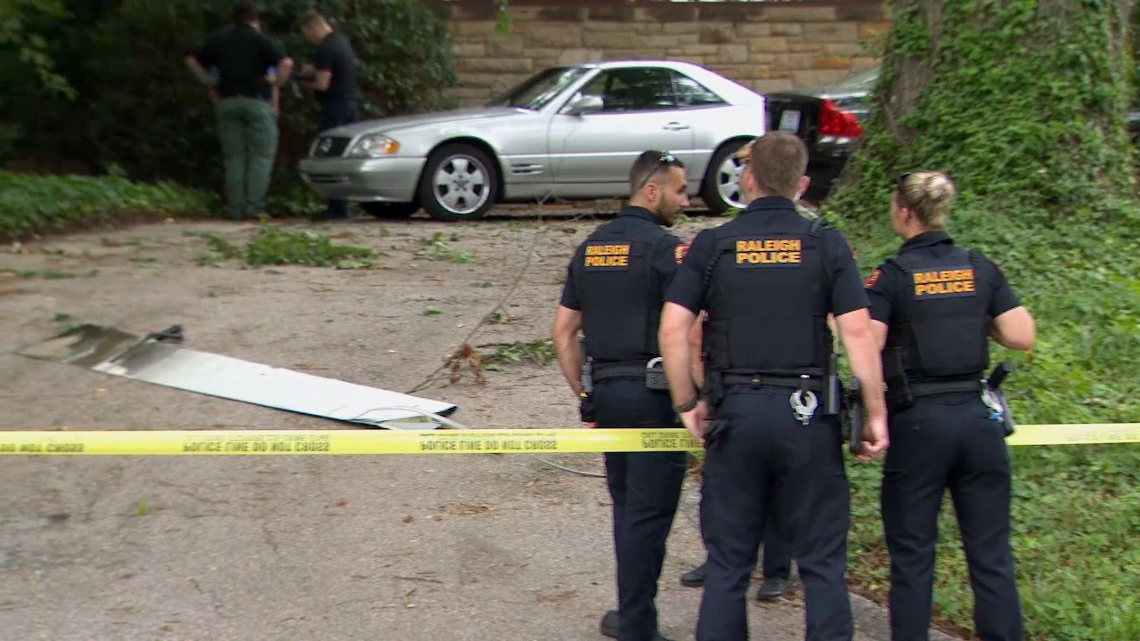 Delta flight lands safely after Boeing wing flap falls into NC driveway