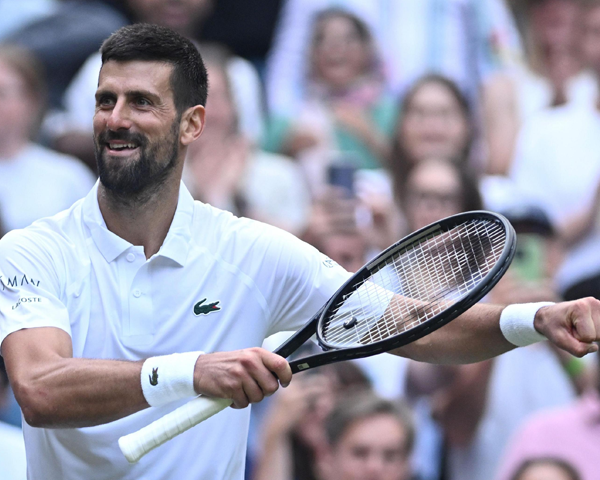 Djokovic marks 100th Wimbledon win as Krejcikova exits