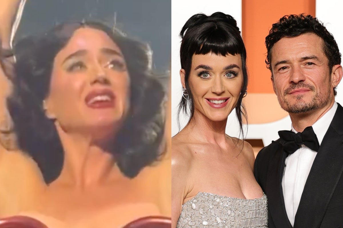 Katy Perry fights back tears as she ends Australian leg of tour amid Orlando Bloom breakup