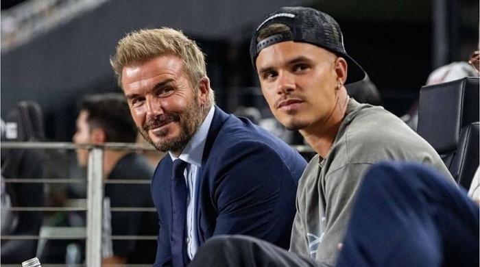 Romeo Beckham sets internet ablaze with dad David's iconic hairstyle