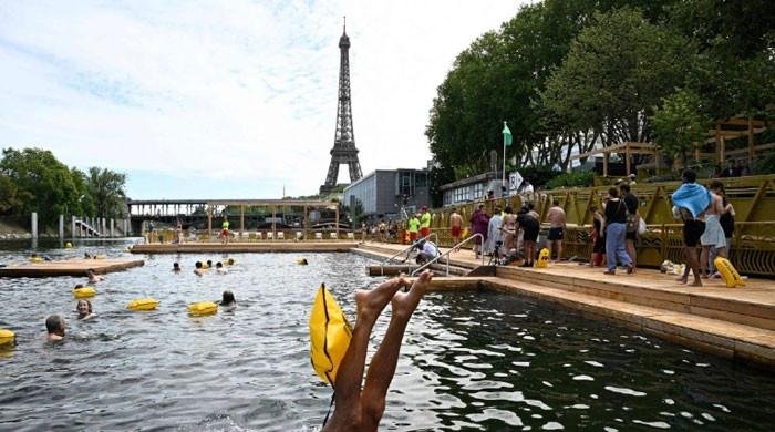 Paris opens river Seine for public swimming for first time in 100 years