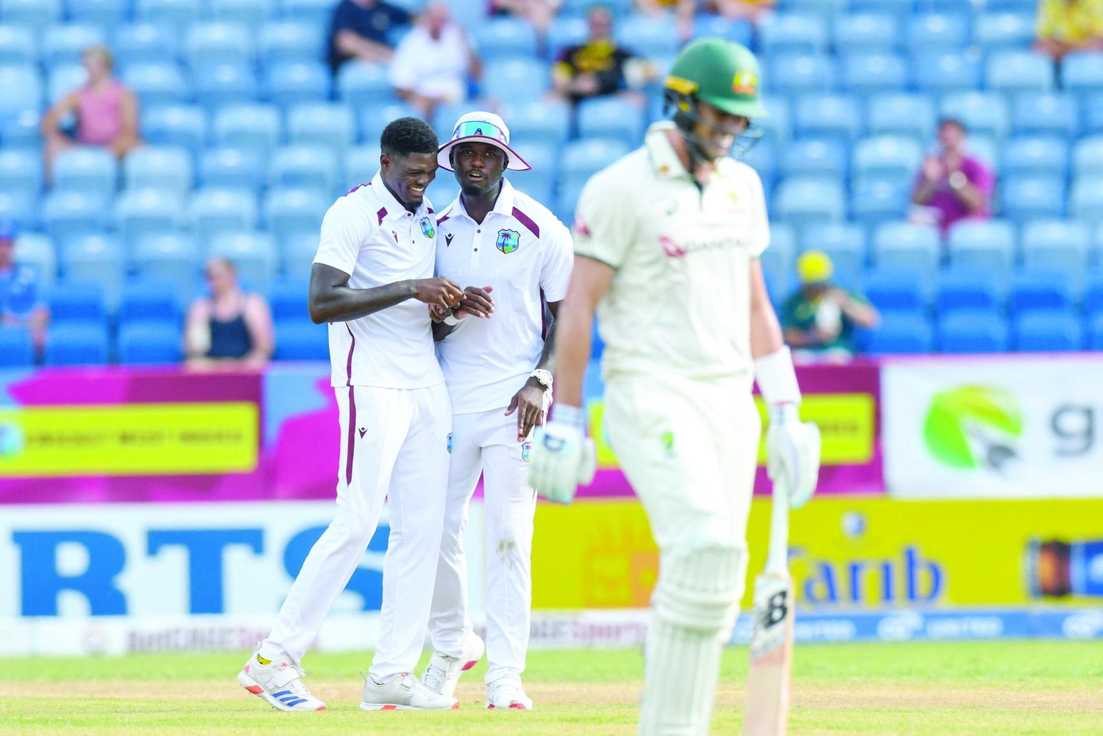 Webster, Carey again steady Aus in West Indies Test