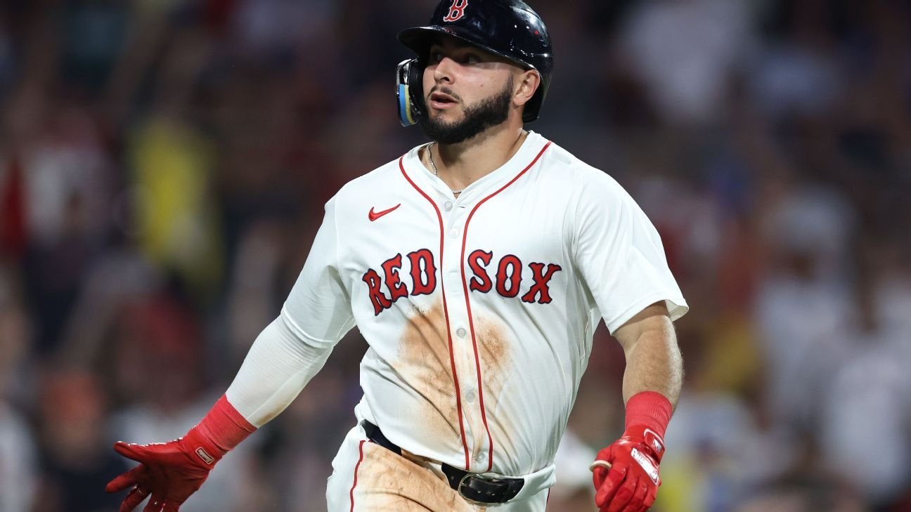 Abreu hits grand slam, inside-the-park homer as Red Sox win