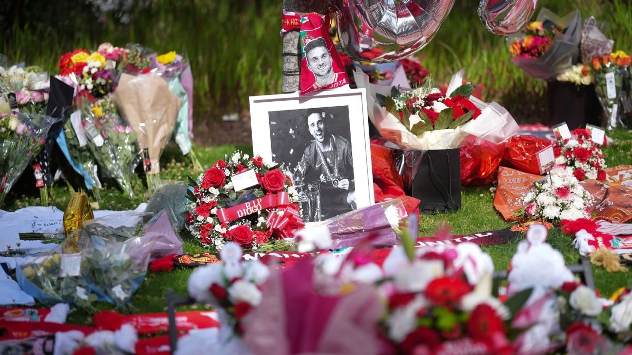 Diogo Jota's wife posts touching tribute on wedding anniversary