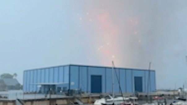 Lightning strike sets off Sanford's July 4th fireworks display prematurely