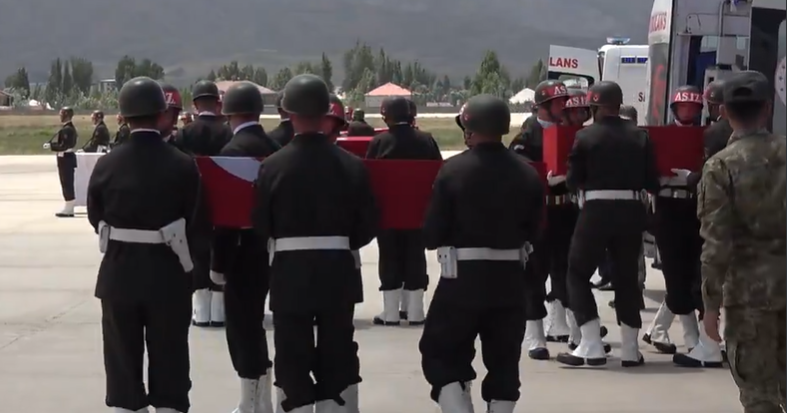 12 Turkish soldiers die from methane gas in Iraqi cave while searching for remains of comrade killed by militants