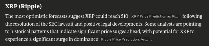 claude ai predicts xrp