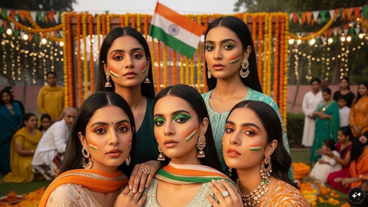 Independence Day 2025: Makeup Ideas To Flaunt Tricolour Glam Looks | Lifestyle News