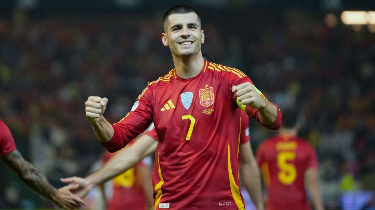 Spain captain Álvaro Morata joins Cesc Fàbregas' Como