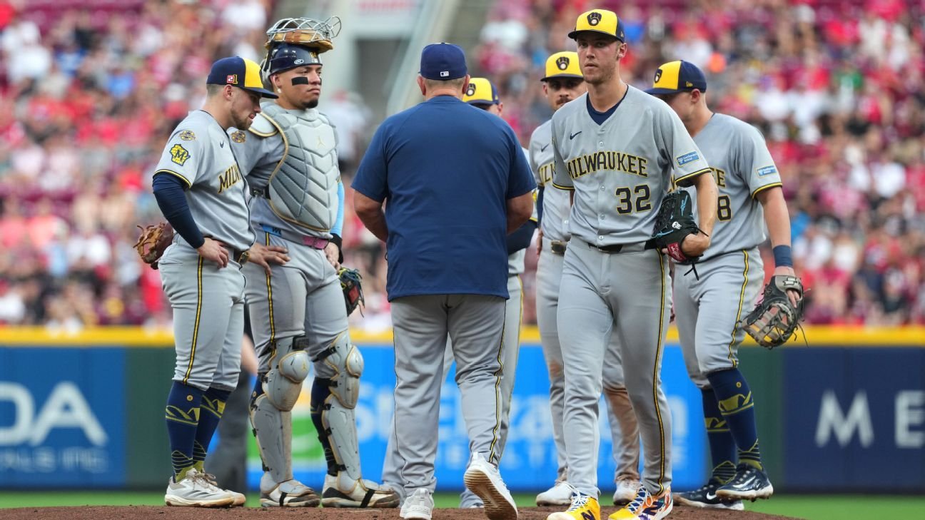 Brewers' Jacob Misiorowski hit hard after being activated