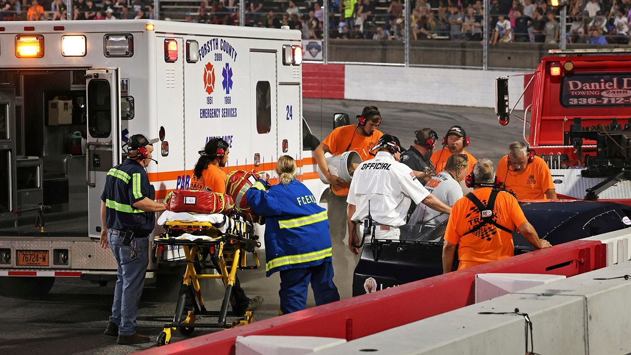 Robbie Brewer dies after medical emergency, crash at North Carolina track